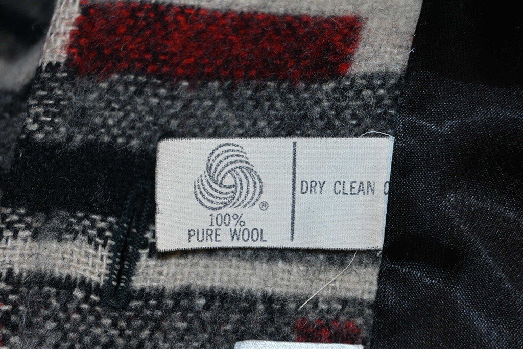 90s Luba Aztec Satin Lined Wool Winter Coat Women's Medium product image 7