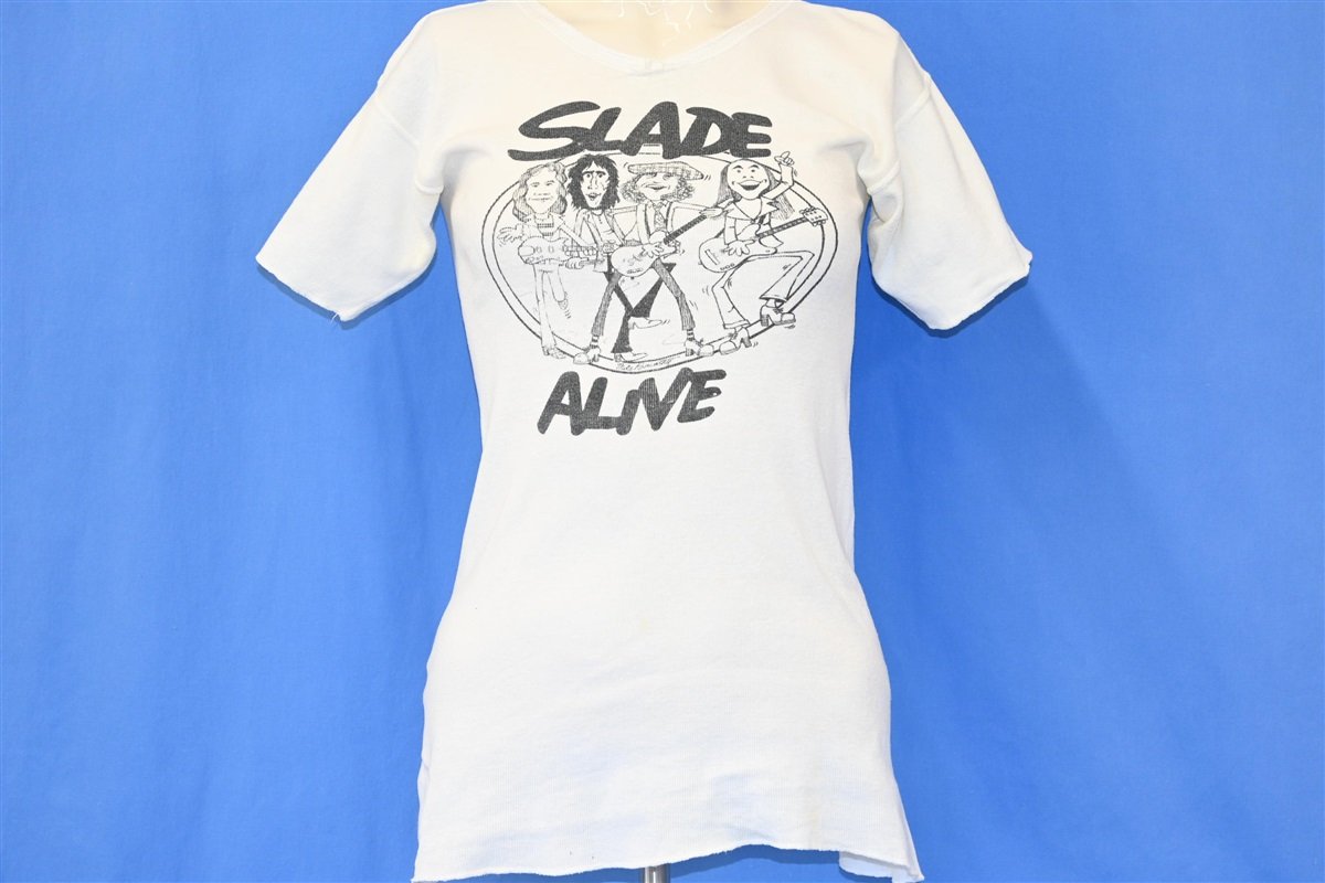 70s Slade Alive Caricature Rib Knit t-shirt Women's Extra product image 2