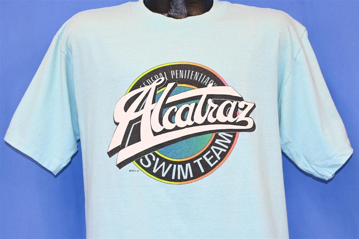 80s Alcatraz Penitentiary Swim Team San Francisco t-shirt product image 1