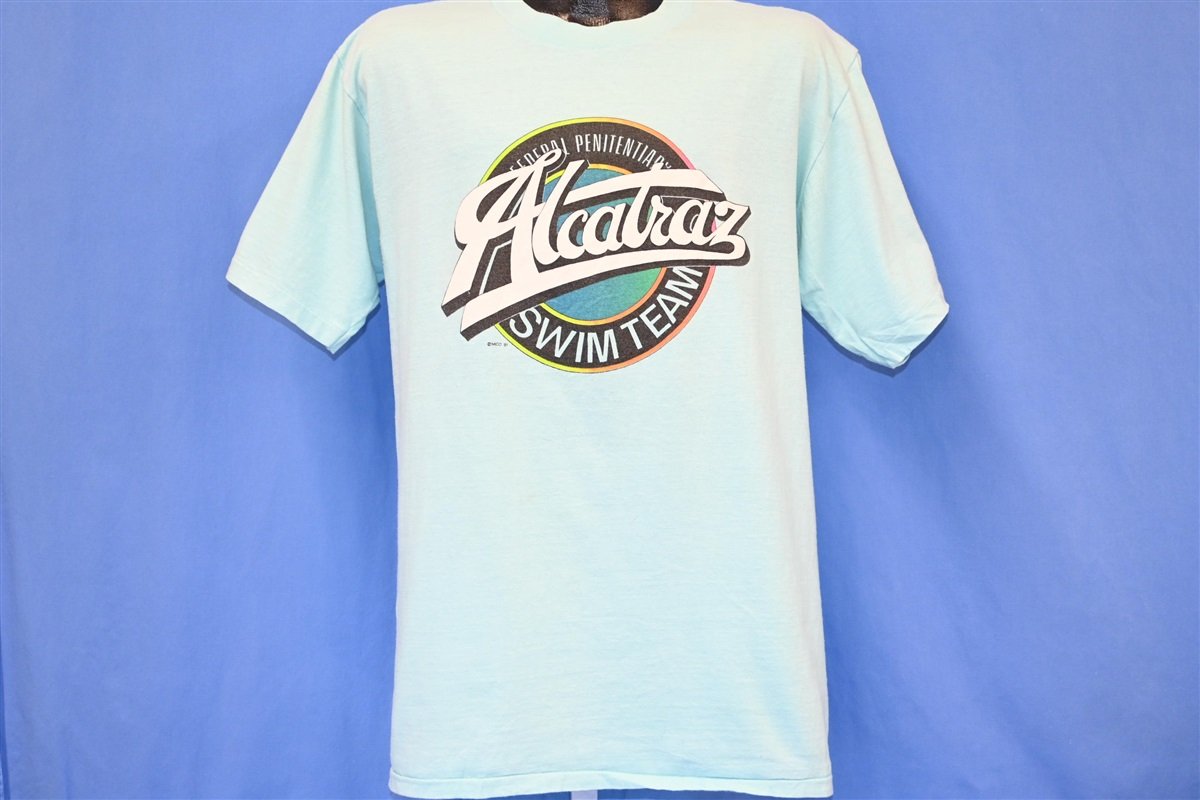 80s Alcatraz Penitentiary Swim Team San Francisco t-shirt product image 2