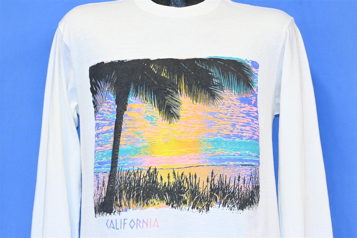 90s California Sunset Coast Palm Tree Beach t-shirt Medium product image 1