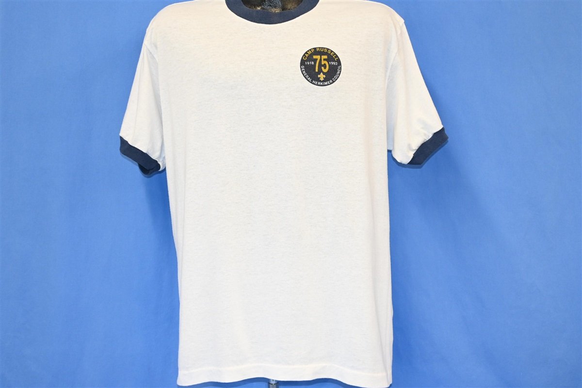 90s BSA Camp Russell General Herkimer Ringer t-shirt Large product image 2