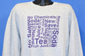 80s Snapple Natural Beverages Ice Tea Juice Sweatshirt Large product image 1