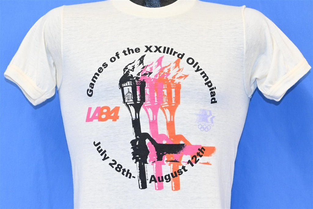 80s LA84 Summer Olympic Games Los Angeles t-shirt Extra product image 1