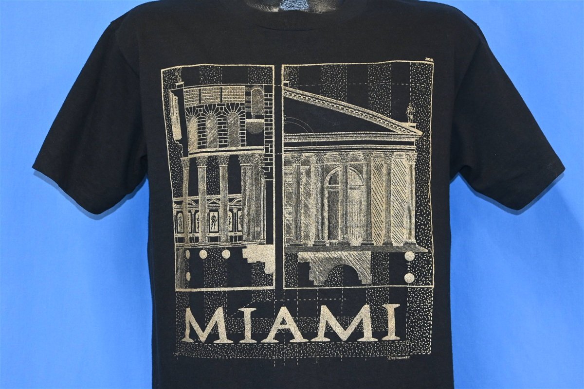90s Miami Florida Gold Black Architecture t-shirt Medium product image 1