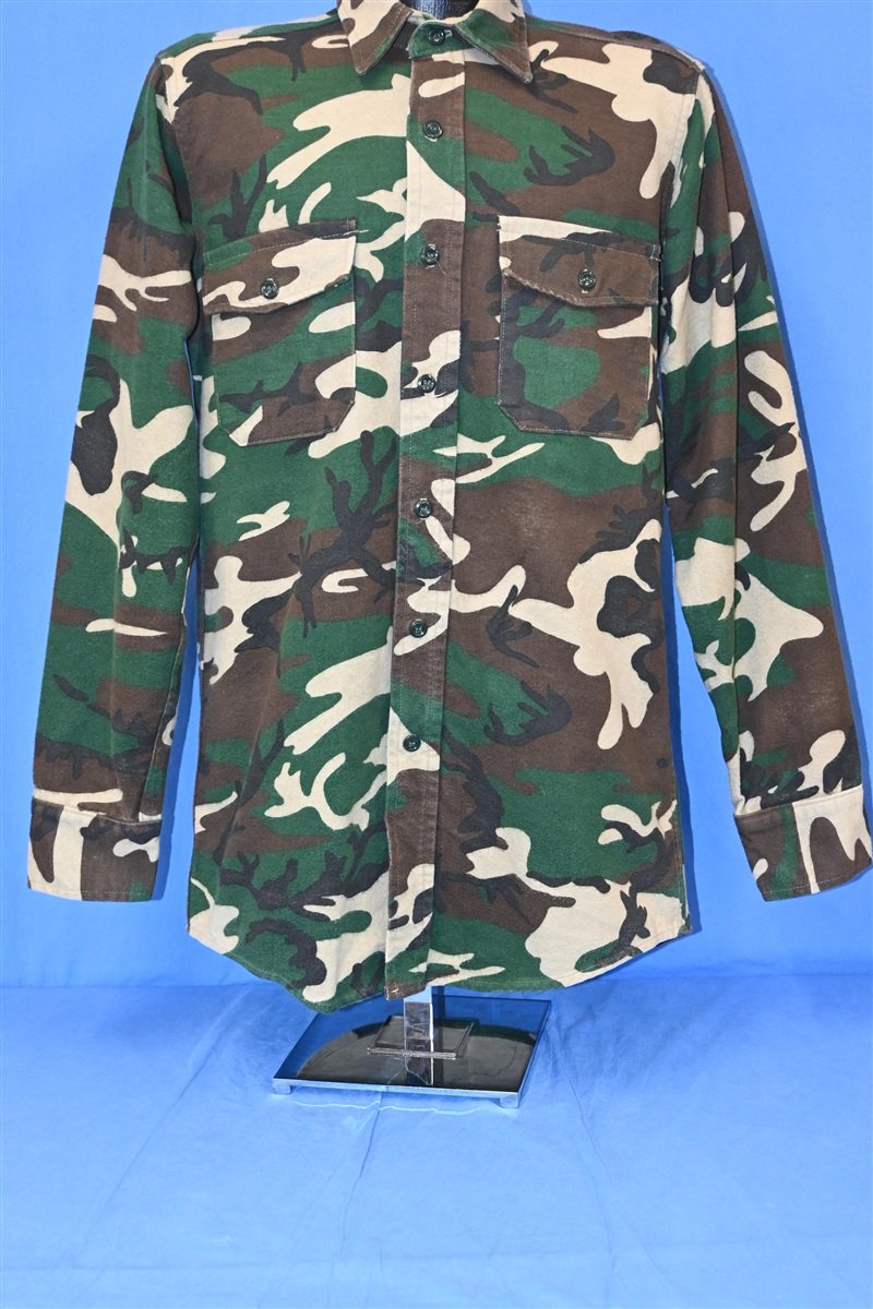 80s Deerskin Camouflage Flannel Button Down Shirt Medium product image 2