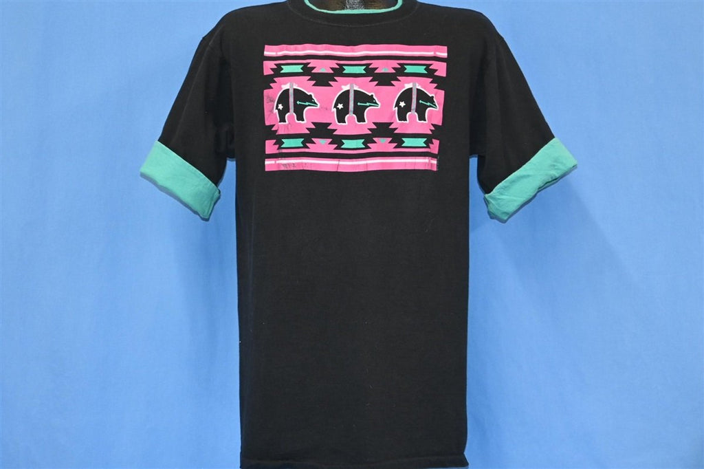 90s Bear Native American Southwest Roll Up Sleeve t-shirt product image 2