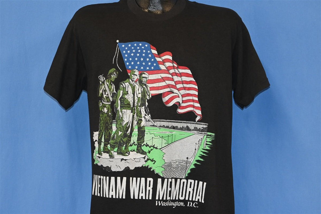 80s Vietnam War Memorial Washington DC USA Flag t-shirt product image 1