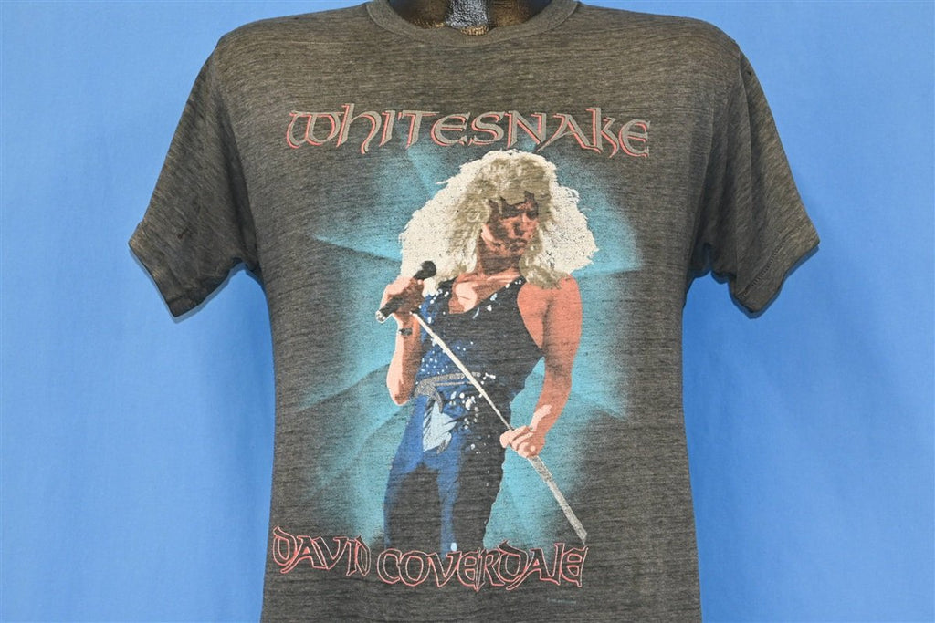 80s Whitesnake David Coverdale 1987 Tour Thin t-shirt Medium product image 1