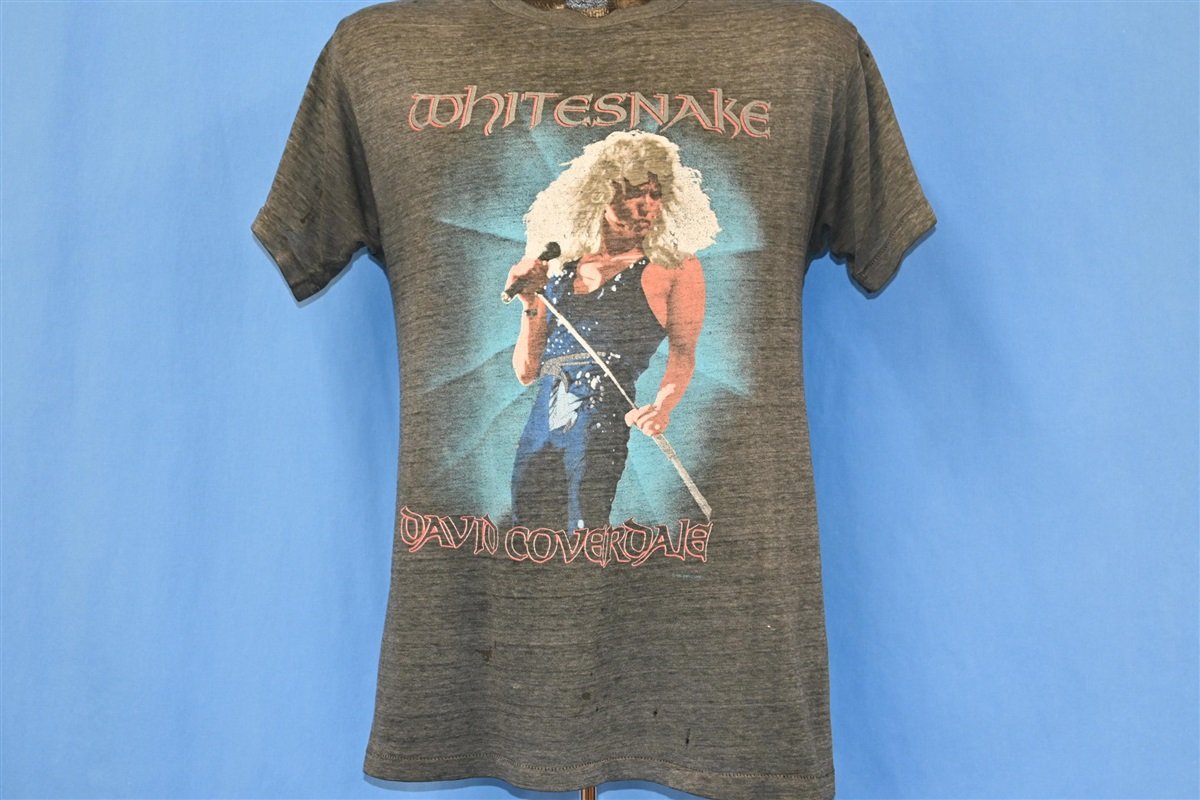 80s Whitesnake David Coverdale 1987 Tour Thin t-shirt Medium product image 2