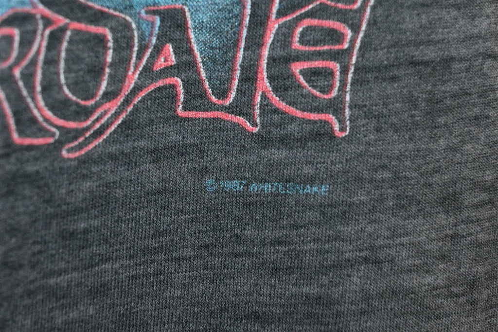 80s Whitesnake David Coverdale 1987 Tour Thin t-shirt Medium product image 4