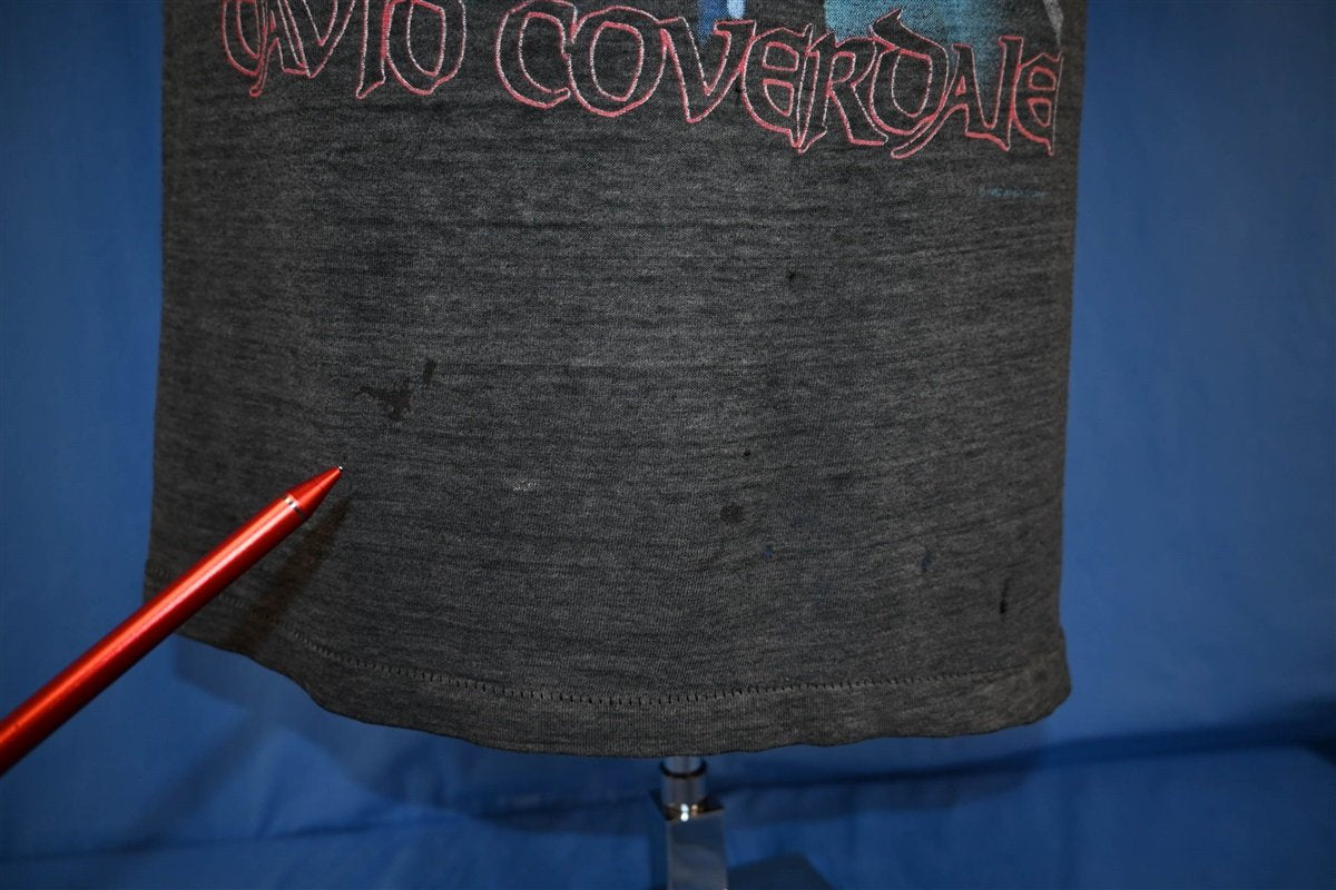 80s Whitesnake David Coverdale 1987 Tour Thin t-shirt Medium product image 5
