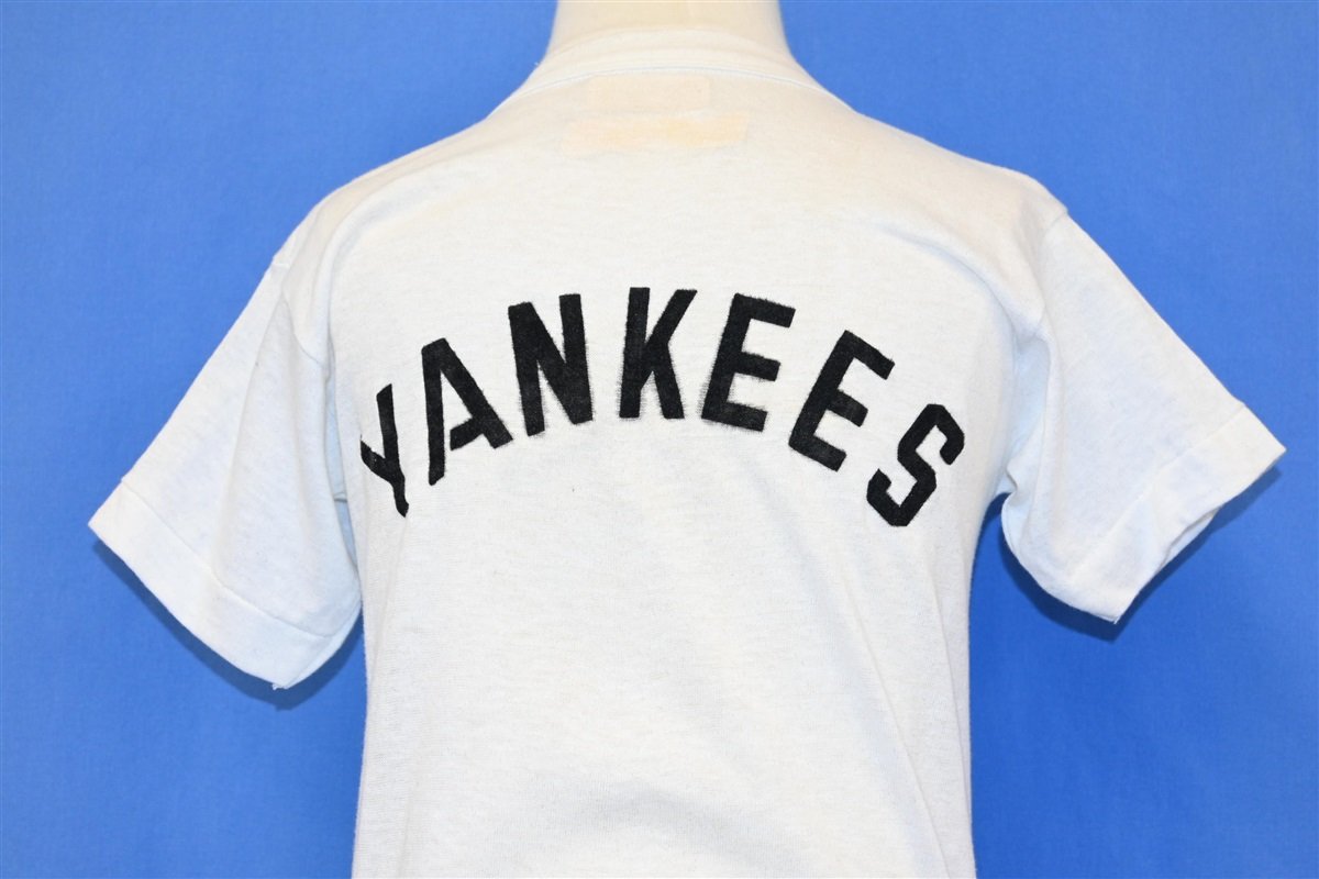 50s Little League Baseball Flocked Yankees t-shirt Youth product image 3