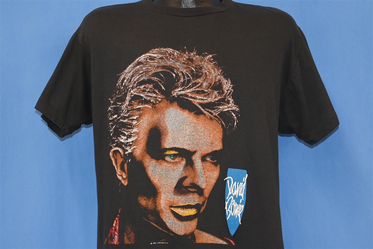 80s David Bowie Tonight 1984 Stenton S.A. Rock t-shirt Large product image 1