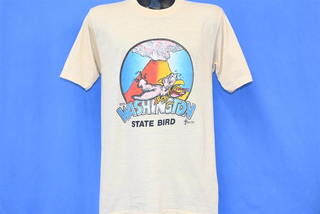 80s Washington State Bird Mount St Helens Funny t-shirt product image 2