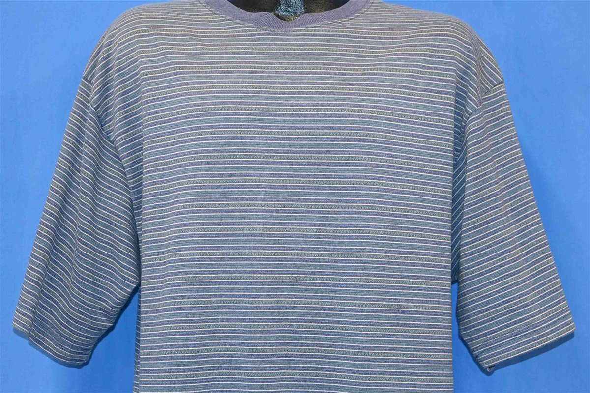 90s Pro Spirit Blue Purple Striped Skate t-shirt Large product image 1