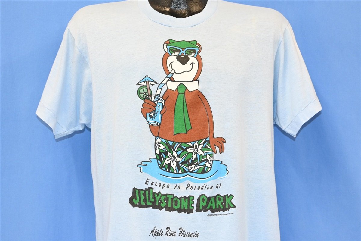 80s Yogi Bear Escape to Paradise Apple River t-shirt Large product image 1