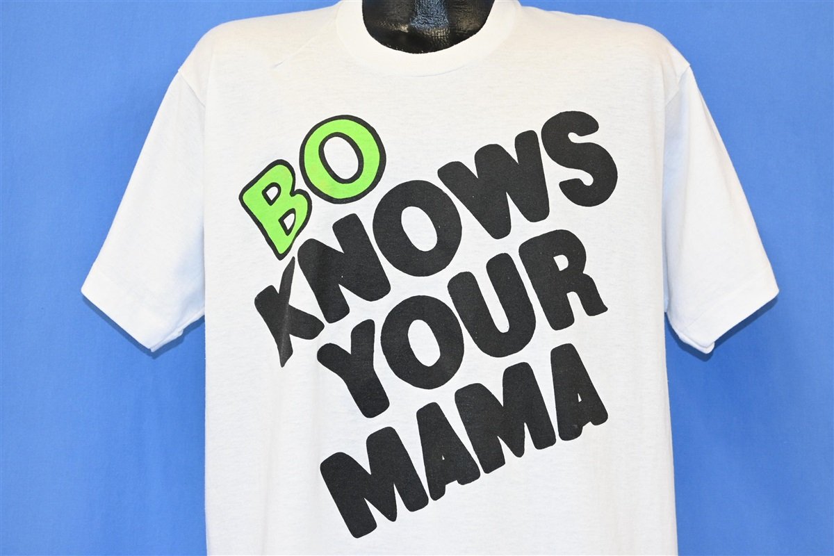 90s Bo Knows Your Mama Joke Funny Spoof t-shirt Extra Large product image 1