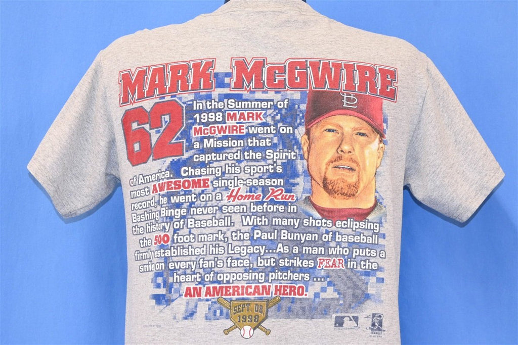 90s Mark McGwire Cardinals Home Run t-shirt Youth Extra product image 3