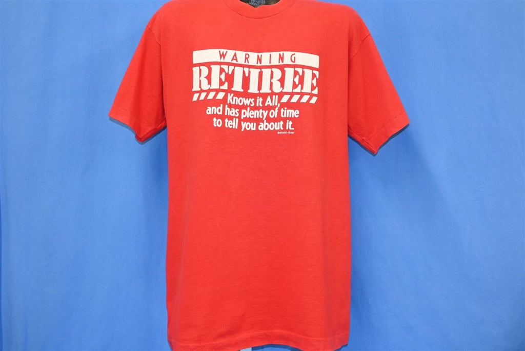 90s Warning Retiree Plenty Of Time Funny Retired t-shirt product image 2