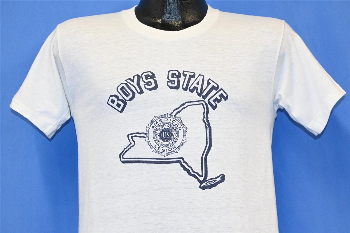 70s American Legion Boys State NY t-shirt Youth Extra Large product image 1