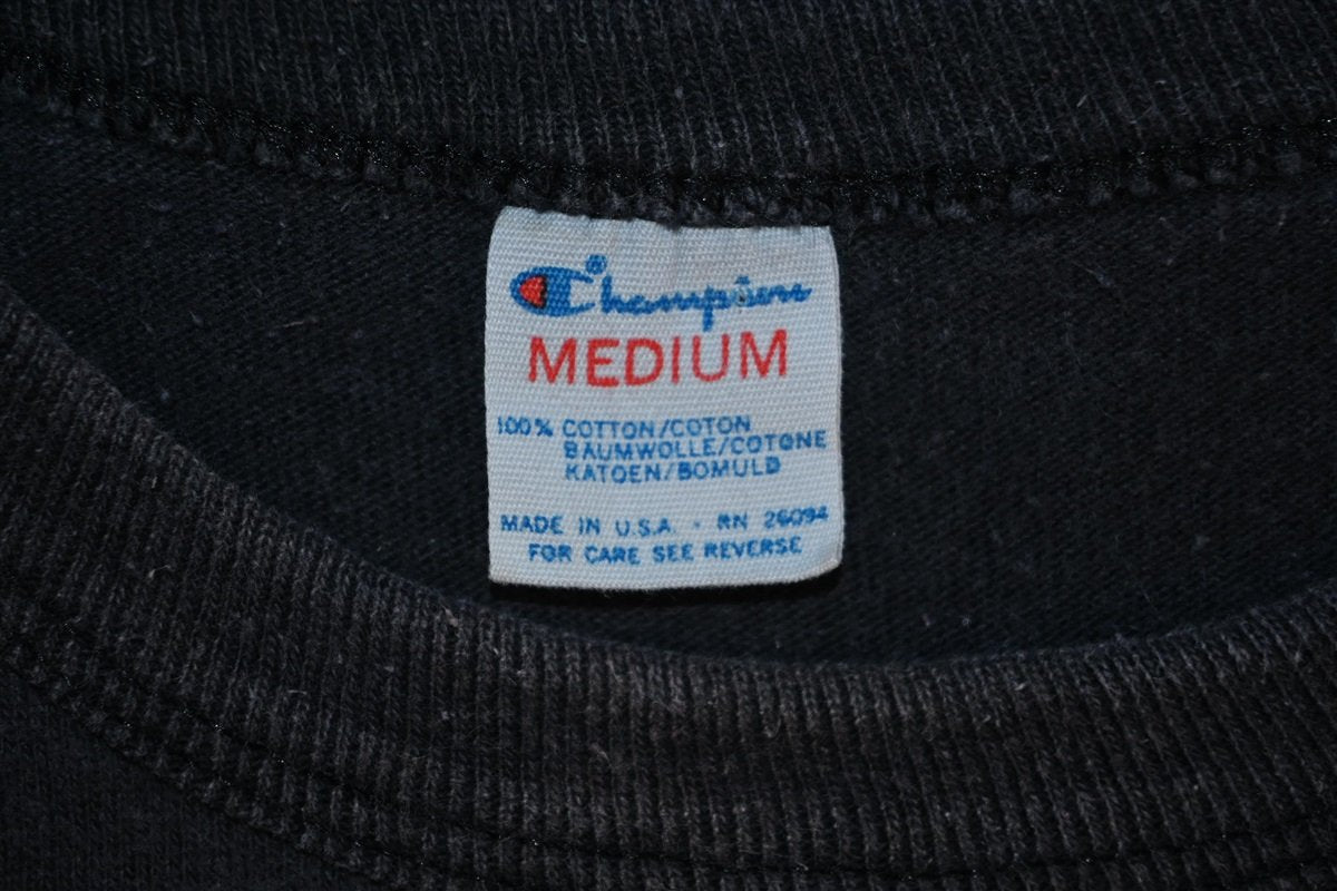 80s Champion Script Logo Faded Half t-shirt Medium product image 4