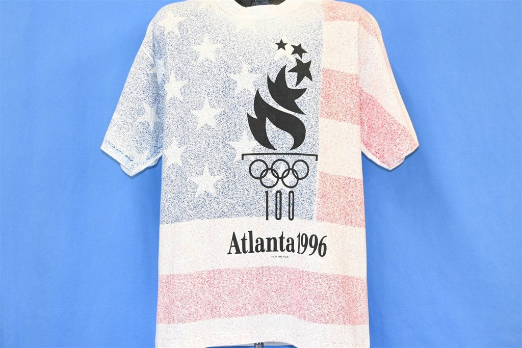 90s Atlanta 1996 Olympics USA Flag All Over Print t-shirt product image 2