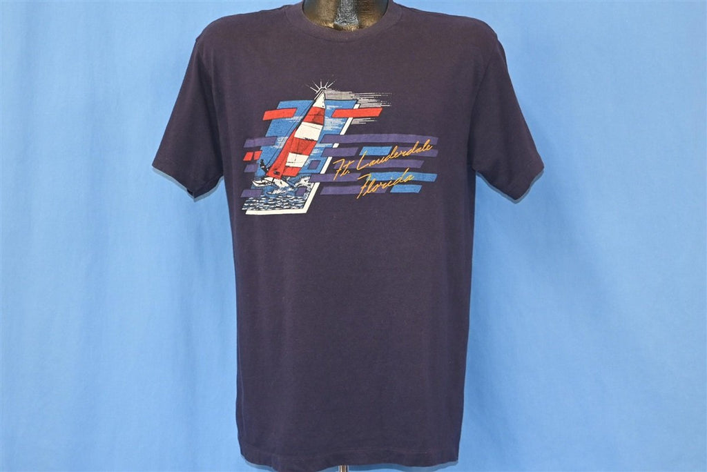 80s Ft Lauderdale Florida Sailboat Ocean t-shirt Large product image 2