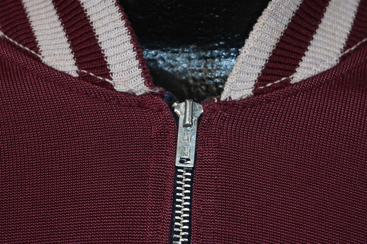 50s Tom #3 Maroon Quarter Zip Jersey t-shirt Large product image 5