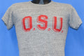 60s OSU State College Heathered Gray Rayon t-shirt Small product image 1