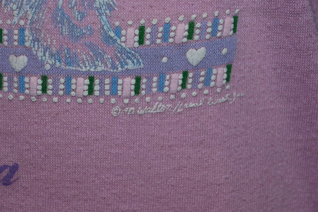 80s Cat Florida Butterflies Puffy Paint t-shirt Youth Medium product image 3