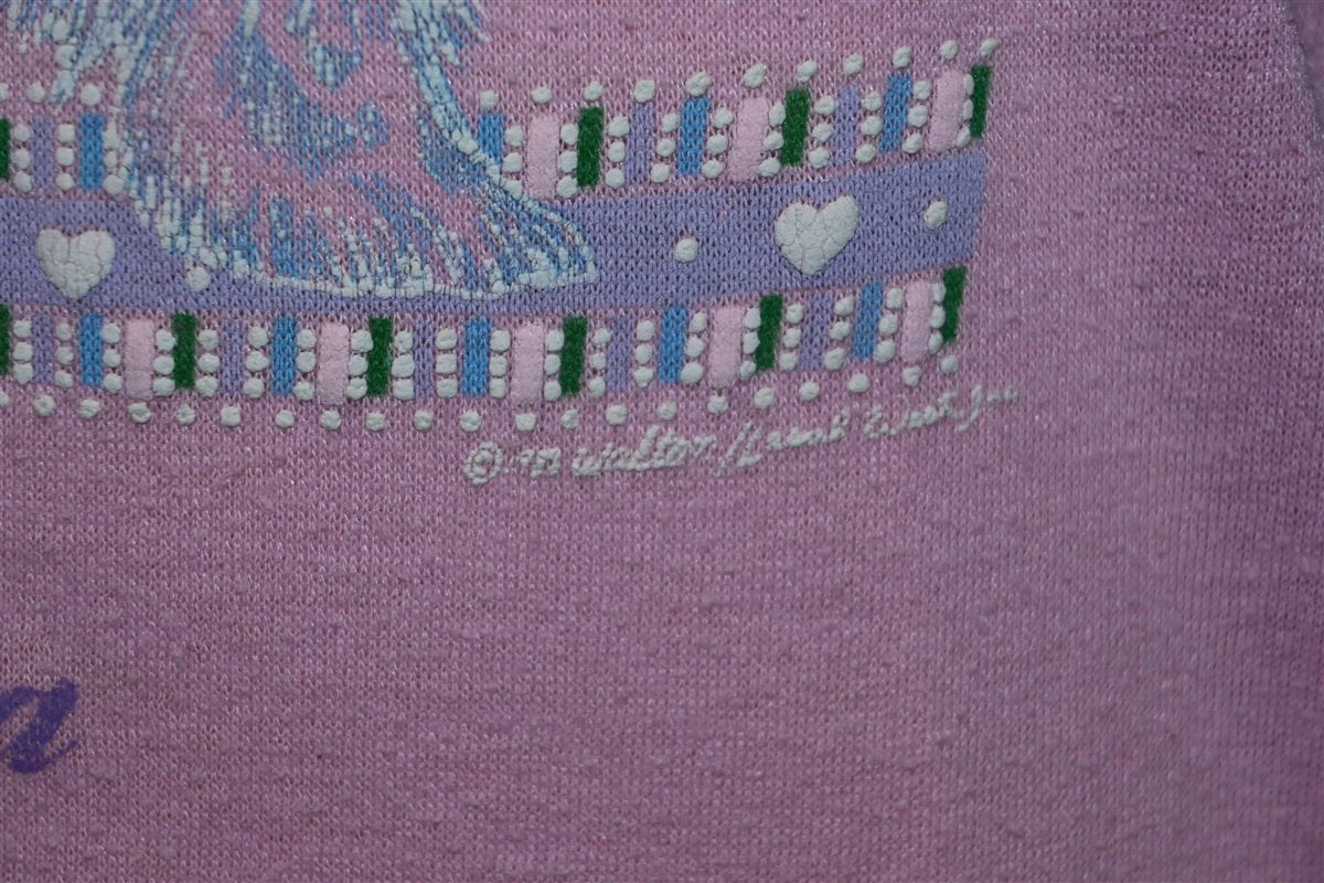80s Cat Florida Butterflies Puffy Paint t-shirt Youth Medium product image 3