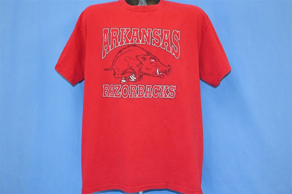 90s Arkansas Razorbacks University Distressed t-shirt Large product image 2