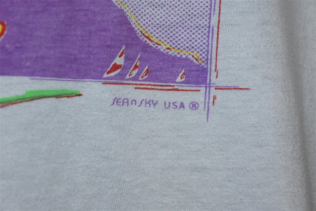 90s Hawaii 1992 Sun Moon Palm Tree Island t-shirt Extra product image 3