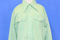 70s Levi's Green Gingham Button Down Shirt Youth Extra Large product image 1