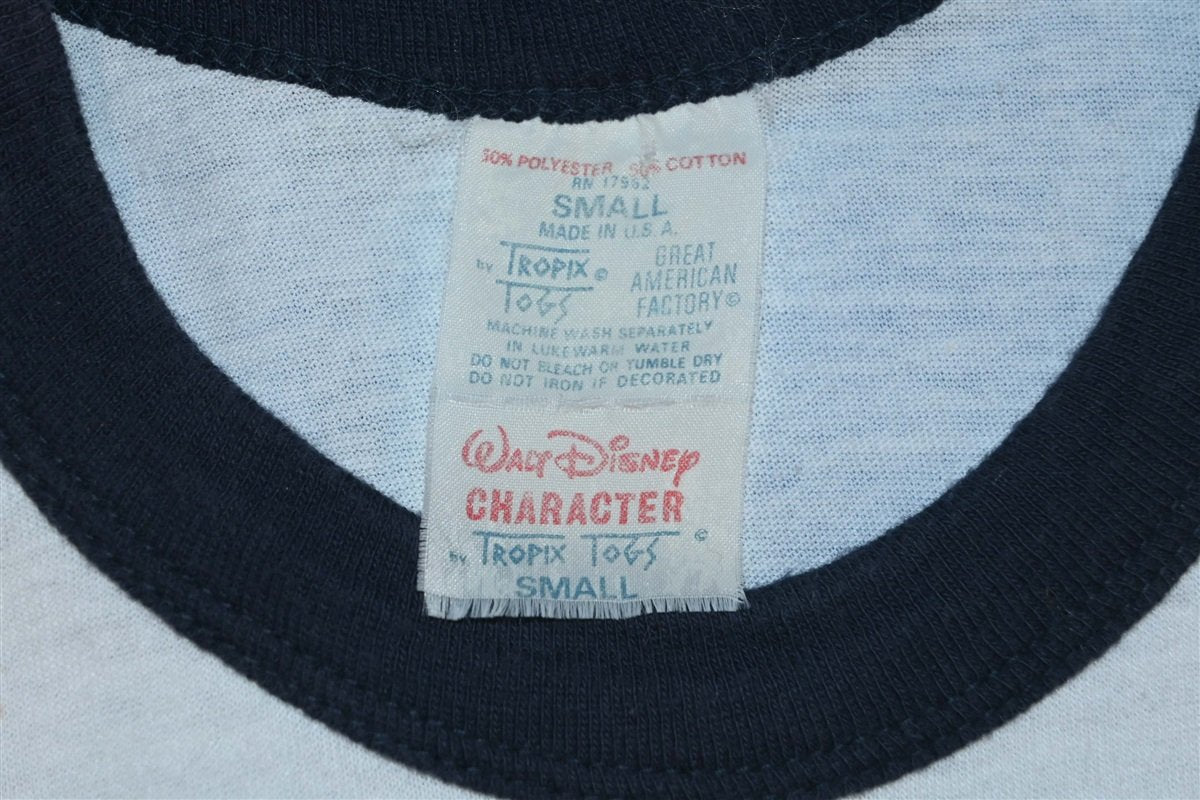 70s Disney Minnie Mouse Tropix Togs Ringer t-shirt Extra product image 6