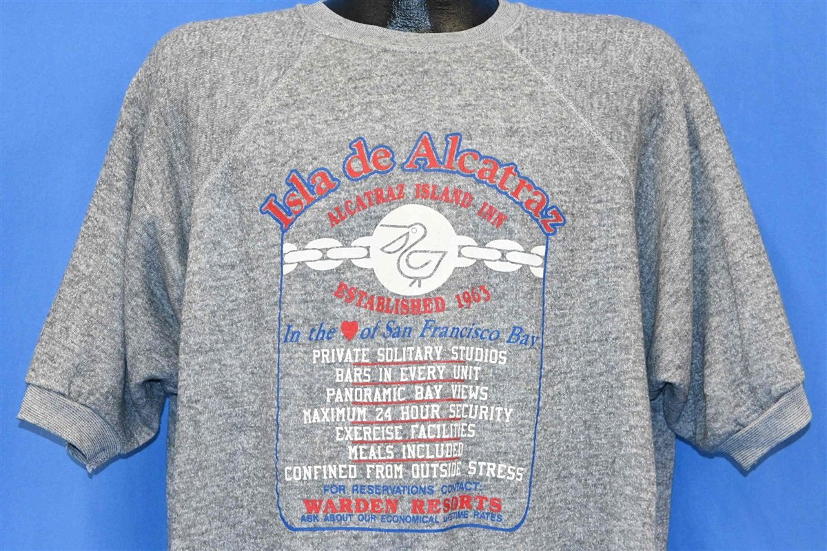 80s Isla De Alcatraz Island Inn San Francisco Sweatshirt XXL product image 1