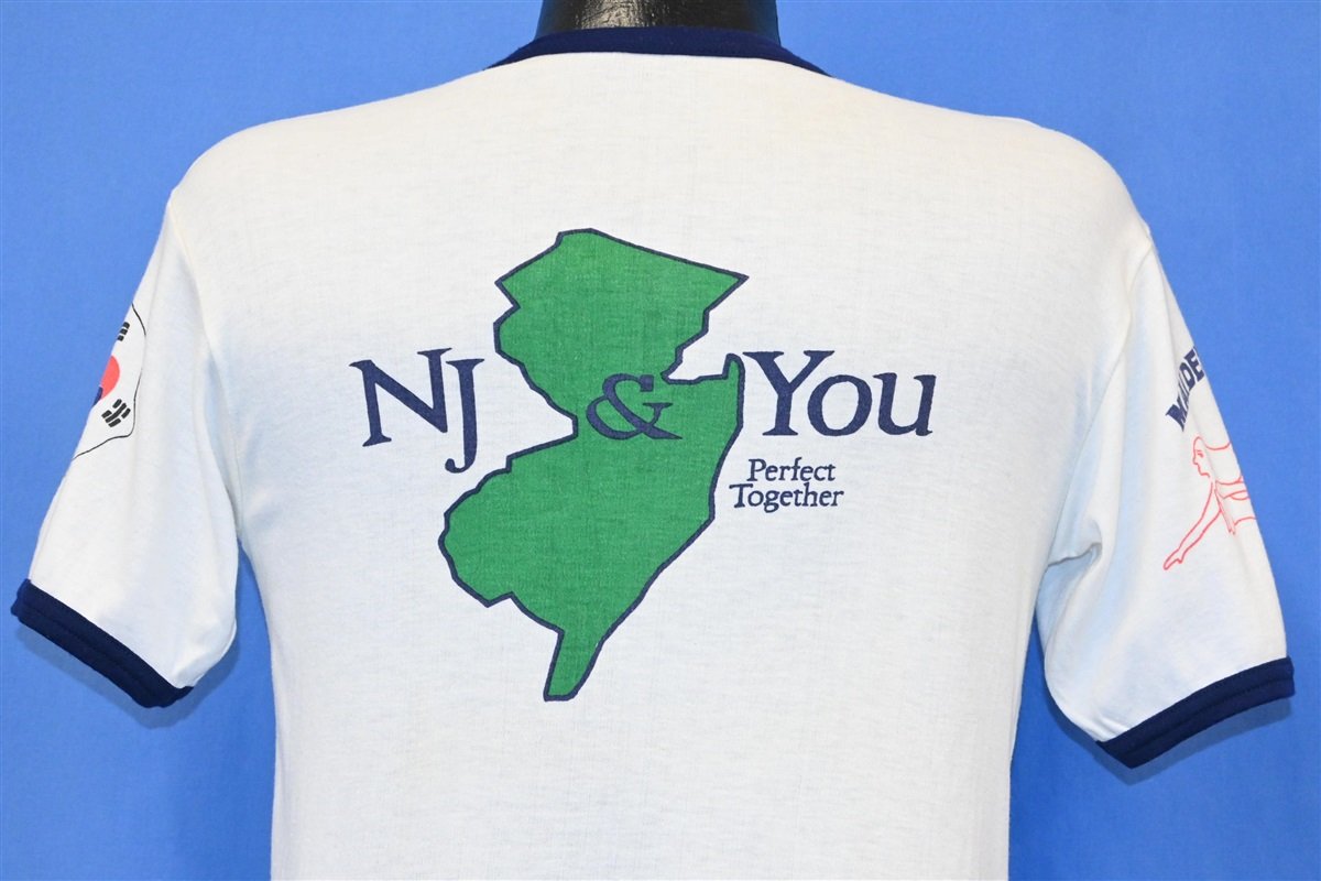 80s MV American New Jersey US Lines Ringer t-shirt Medium product image 5