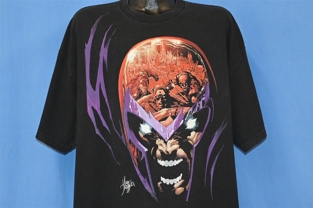 Y2K Marvel Magneto Mad Engine Mike Deodato t-shirt Extra product image 1
