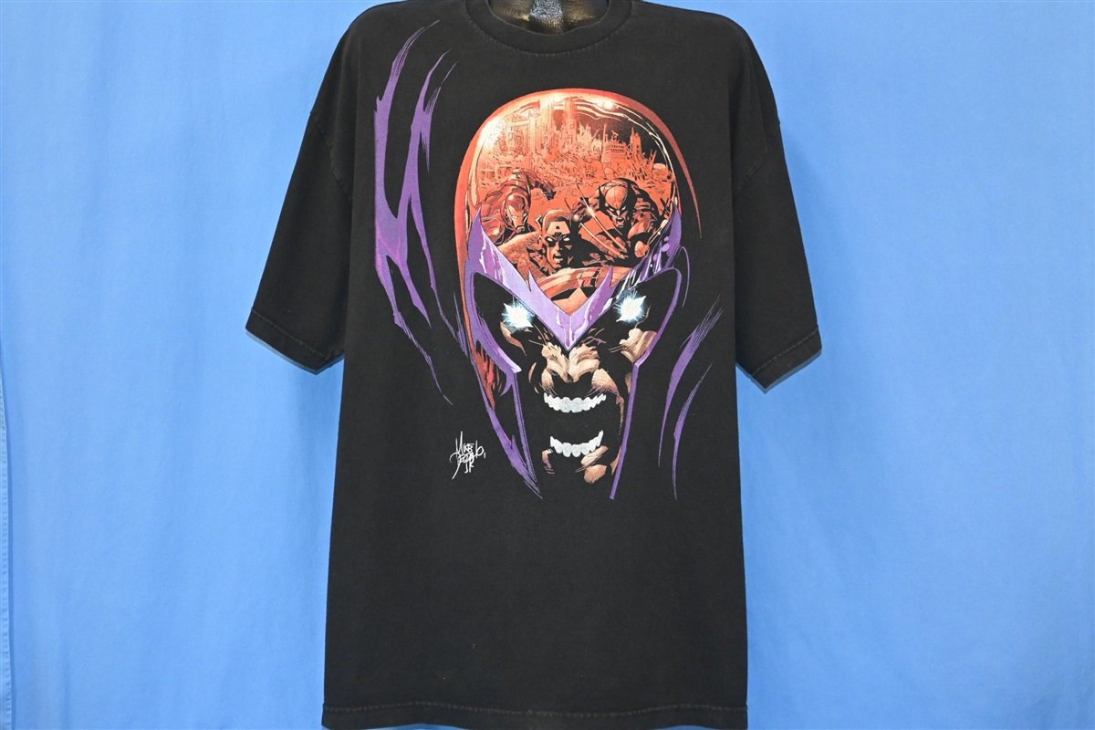 Y2K Marvel Magneto Mad Engine Mike Deodato t-shirt Extra product image 2