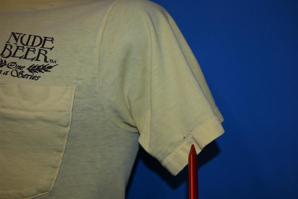 80s Nude Beer The Best in West Pocket t-shirt Small product image 6