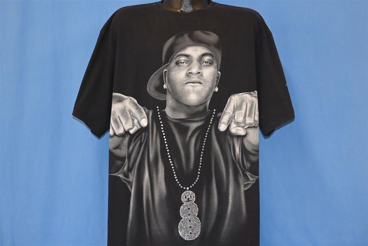 Y2K Jeezy Da Snowman Airbrush Rhinestone t-shirt Extra Large product image 1
