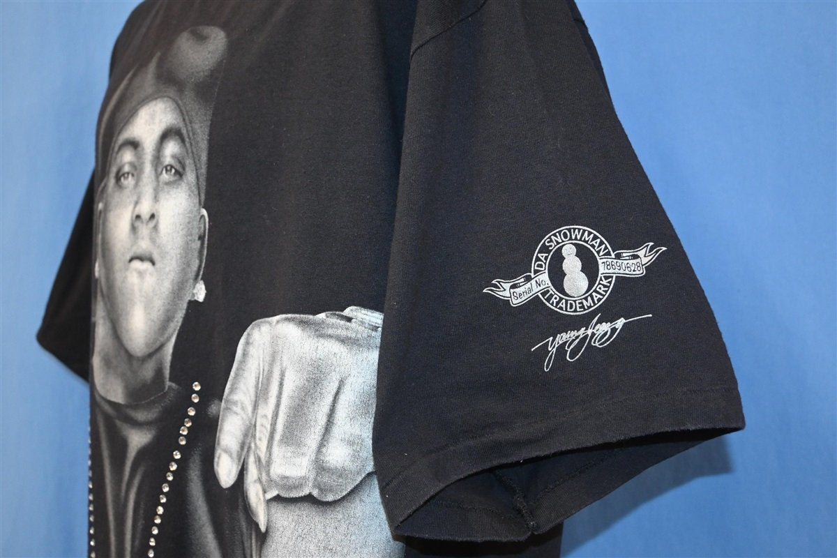 Y2K Jeezy Da Snowman Airbrush Rhinestone t-shirt Extra Large product image 3