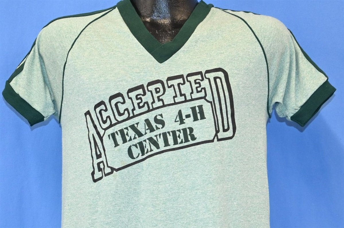 80s Accepted Texas 4-H Center Raglan Stripe t-shirt Medium product image 1