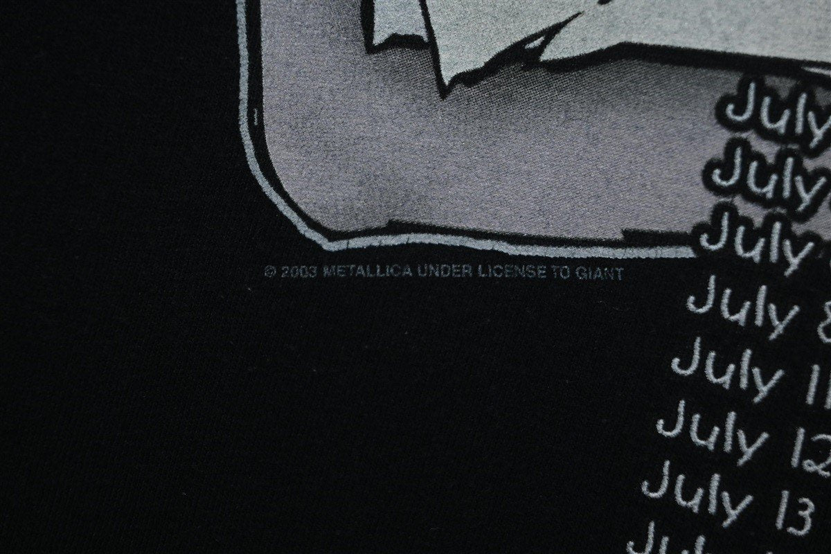 Y2K Summer Sanitarium Tour Metallica 2003 t-shirt Extra product image 4