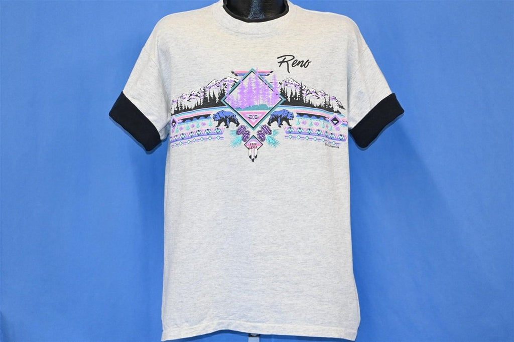90s Reno Nevada Mountains Bear Roll Up Sleeve t-shirt Large product image 2