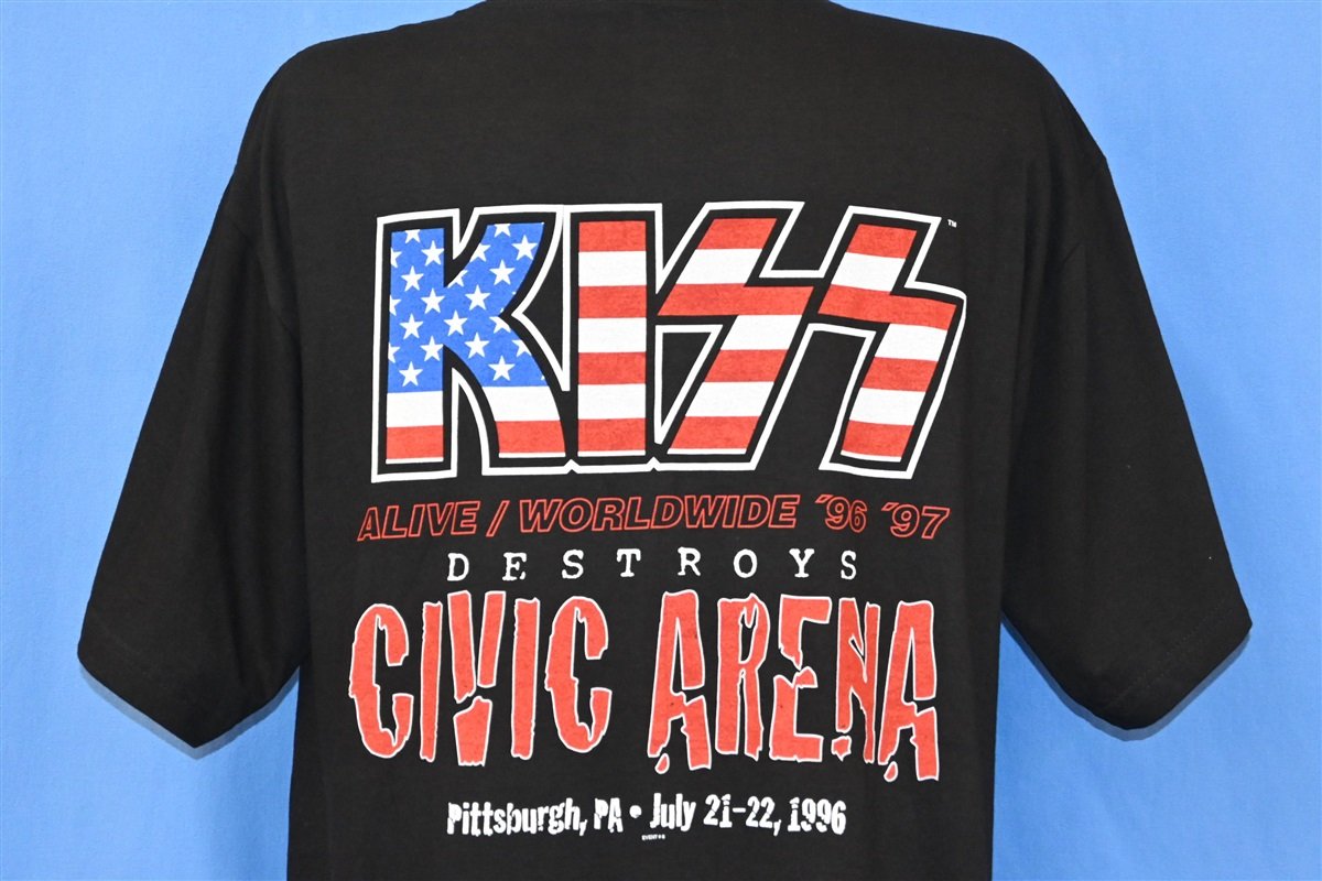 90s Kiss Alive Worldwide Tour Pittsburgh 1996 t-shirt Large product image 4