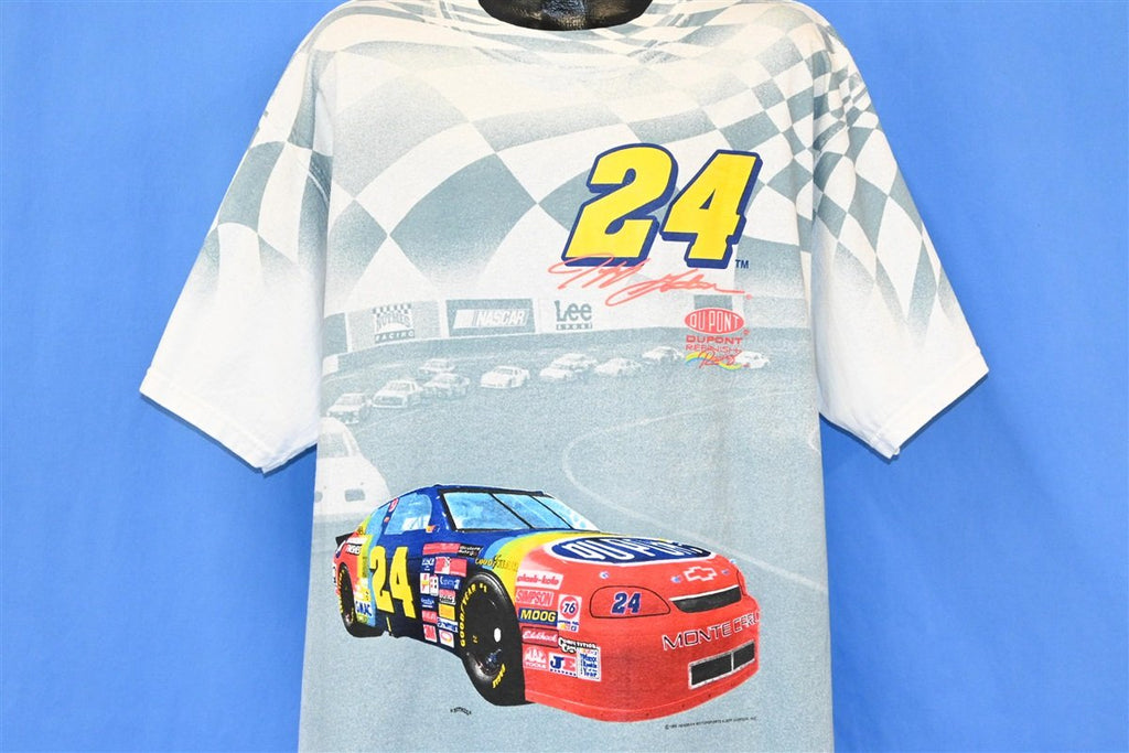 90s Jeff Gordon #24 NASCAR All Over Print t-shirt Extra product image 1