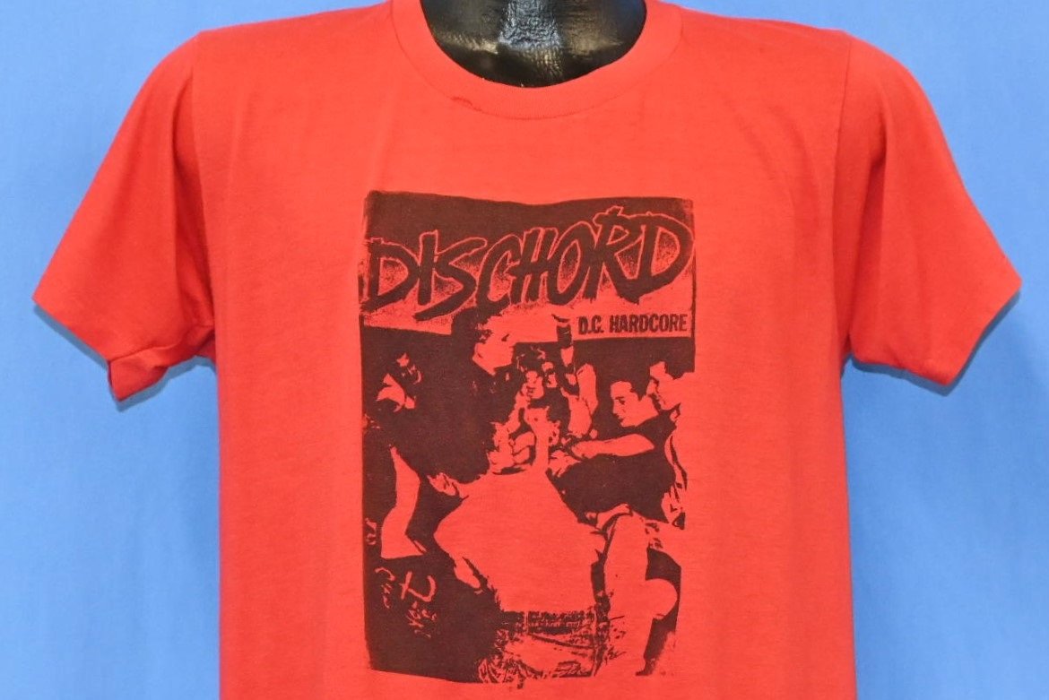 80s Dischord Records Minor Threat DC Hardcore t-shirt Medium product image 1