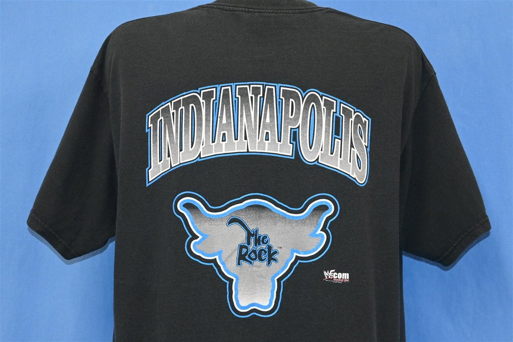 90s The Rock Come Back to Indianapolis WWF t-shirt Extra product image 3